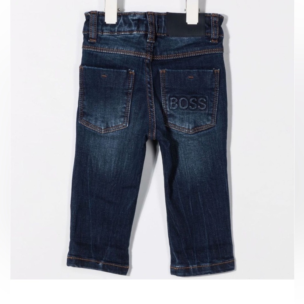 Boss Kids-wear straight leg jeans
